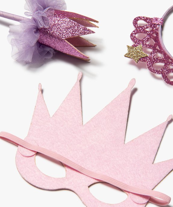 Déguisement enfant princesse (3 pièces) vue2 - GEMO (ACCESS) - GEMO