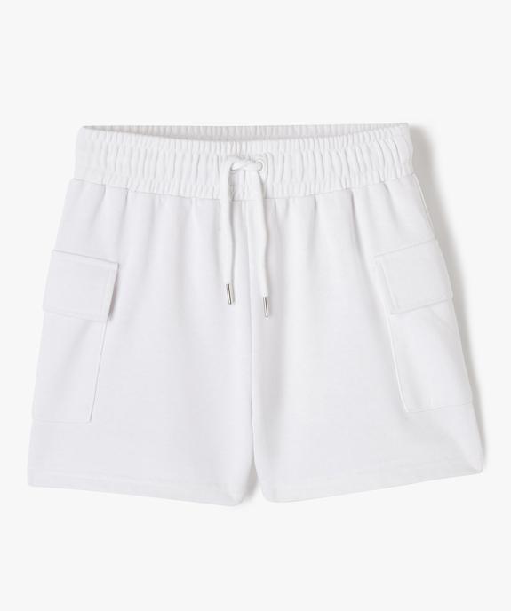 Short en maille ample avec poches à rabat fille vue1 - GEMO (JUNIOR) - GEMO