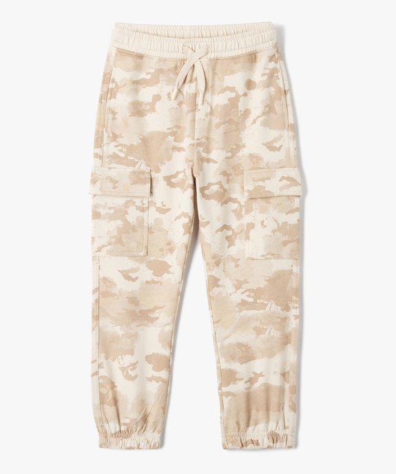 Pantalon de jogging garçon avec motif camouflage vue1 - GEMO (ENFANT) - GEMO