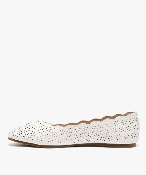 Ballerines à motifs ajourés et col ondulé femme - Valentina Baldano vue4 - VALENTINA BALDA - GEMO