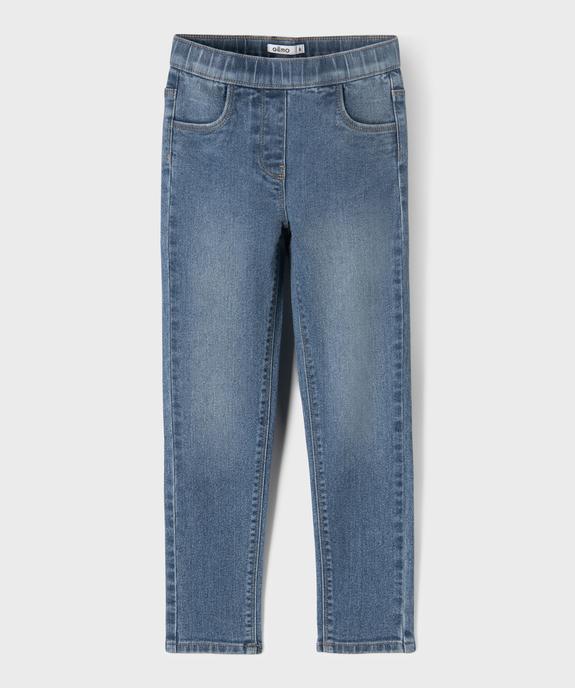 Jegging avec taille ajustable fille vue1 - GEMO (ENFANT) - GEMO