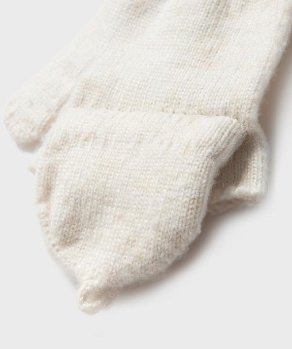 Gants 2-en-1 moufles/mitaines fille vue2 - GEMO (ENFANT) - GEMO