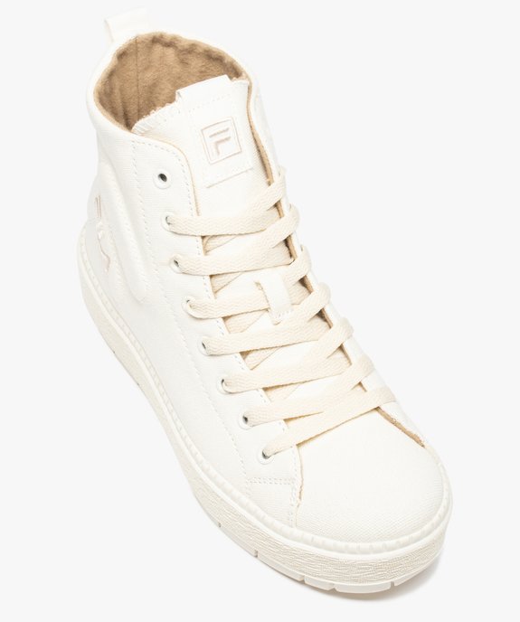 Baskets femme montantes en toile unie - Fila Potenza vue5 - FILA - GEMO