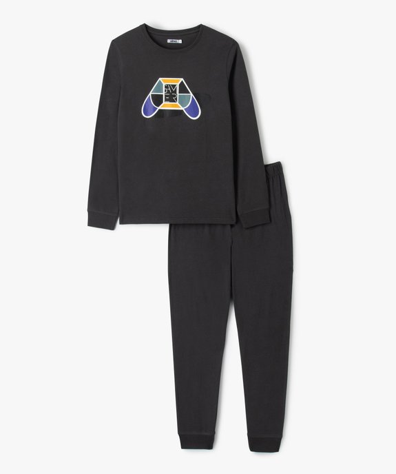 Pyjama garçon avec motif manette de jeu vidéo vue1 - GEMO (JUNIOR) - GEMO