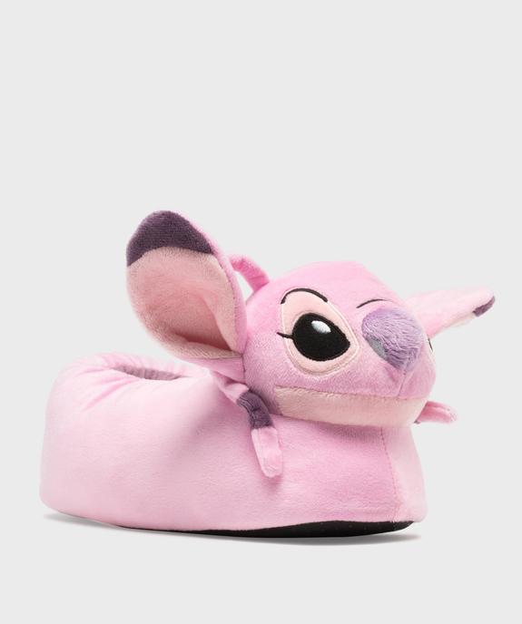 Chaussons fantaisie peluche Angel femme - Stitch vue2 - LILO & STITCH - GEMO