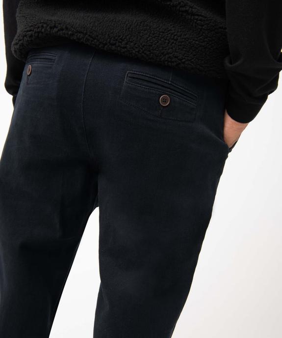 Pantalon homme coupe Chino extensible vue2 - GEMO (HOMME) - GEMO