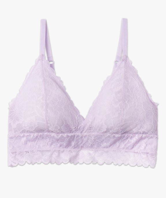 Soutien-gorge triangle en dentelle vue4 - GEMO(HOMWR FEM) - GEMO