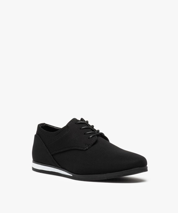 Derby garçon en toile à lacets vue2 - GEMO (ENFANT) - GEMO