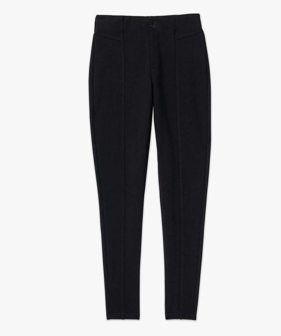 Leggings femme en maille Milano avec braguette surpiquée vue4 - GEMO(FEMME PAP) - GEMO