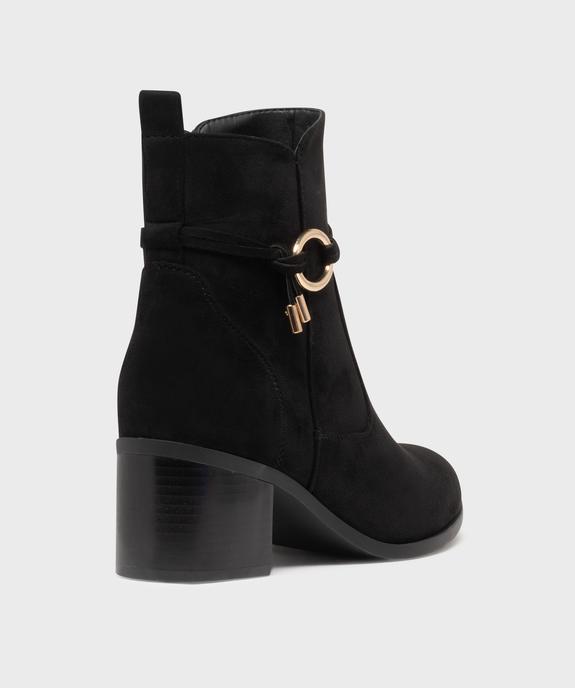 Bottines à talon avec bride fantaisie femme - Valentina Baldano vue4 - VALENTINA BALDANO GEMO FORGOOD - GEMO