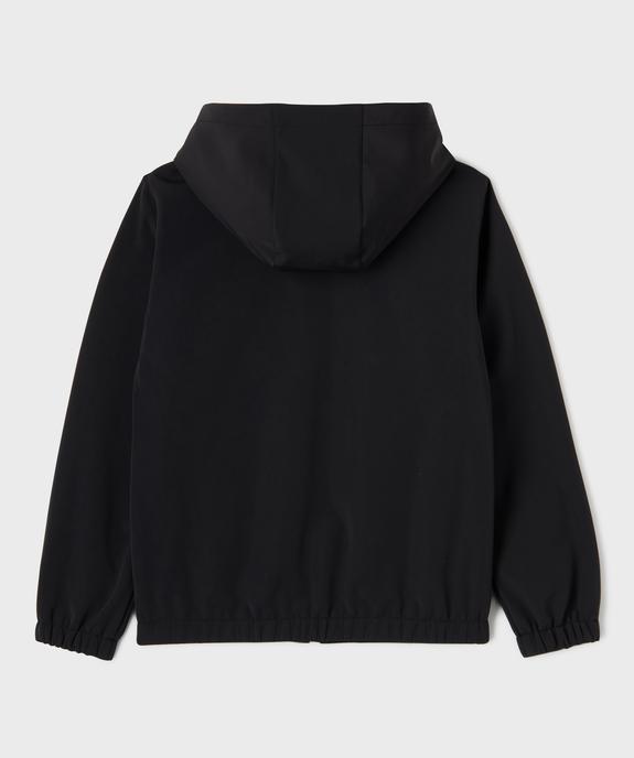 Blouson softshell déperlant intérieur polaire à capuche garçon vue1 - GEMO (JUNIOR) - GEMO