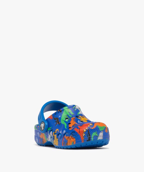 Sabots souples garçon dessus perforé et à motifs avec bride pivotante Baya Seasonnal Print - Crocs vue2 - CROCS - GEMO
