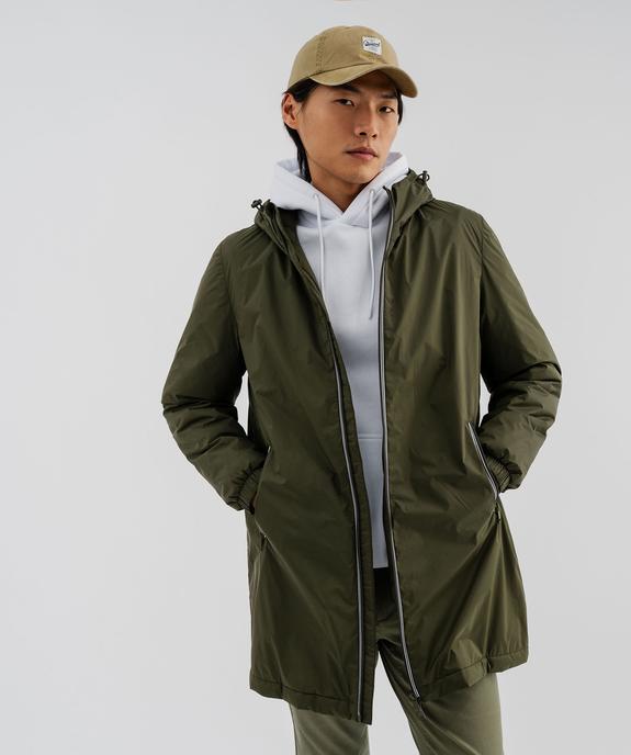 Coupe-vent déperlant coupe longue homme vue1 - GEMO (HOMME) - GEMO