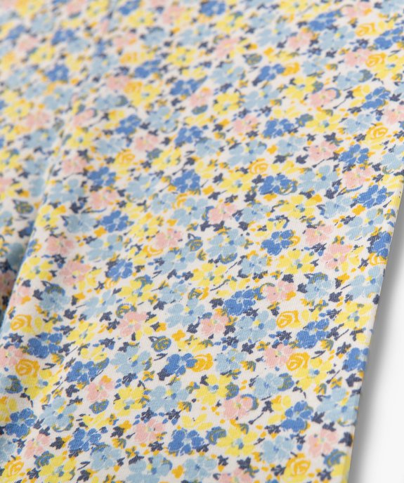 Leggings fille coupe courte à motifs fleuris vue2 - GEMO (ENFANT) - GEMO