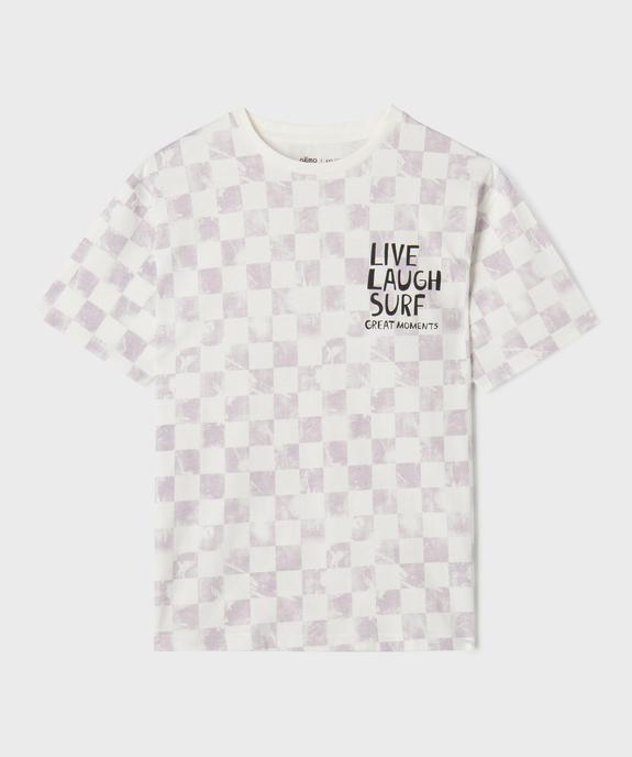 Tee-shirt manches courtes imprimé coupe oversize garçon vue2 - GEMO 4G GARCON - GEMO