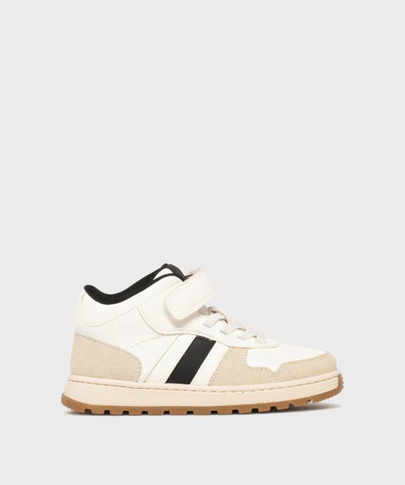 Baskets montantes à semelle crantée et scratch garçon vue1 - 5 MILES - GEMO