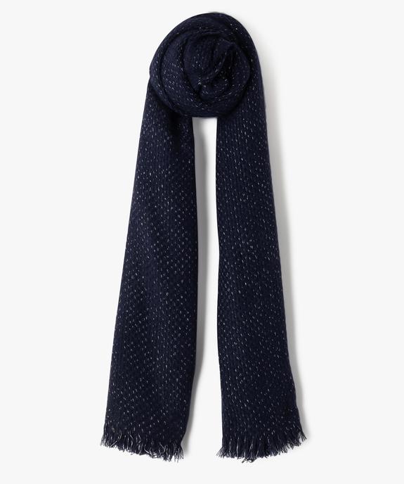 Echarpe femme en maille fantaisie pailletée vue1 - GEMO (ACCESS) - GEMO