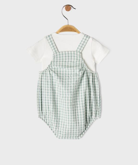 Ensemble 2 pièces bébé garçon body et barboteuse - LuluCastagnette vue6 - LULU CASTAGNETTE G4G D - GEMO