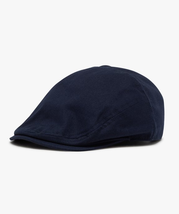 Casquette unie en coton style gavroche garçon vue1 - GEMO 4G GARCON - GEMO
