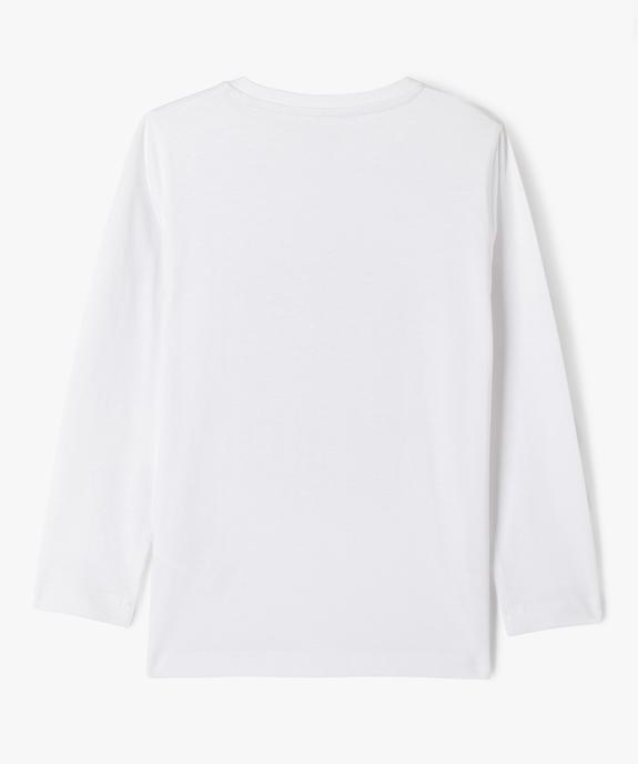 T-shirt manches longues imprimé garçon vue3 - GEMO (ENFANT) - GEMO