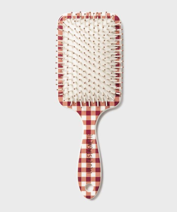 Brosse à cheveux large motif carreaux - LuluCastagnette vue1 - LULU CASTAGNETT - GEMO