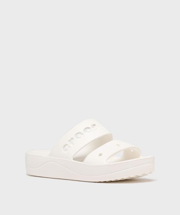 Mules de piscine femme à double brides perforées - Crocs vue2 - CROCS - GEMO