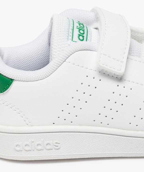Baskets garçon unies à scratch – Adidas vue6 - ADIDAS - GEMO