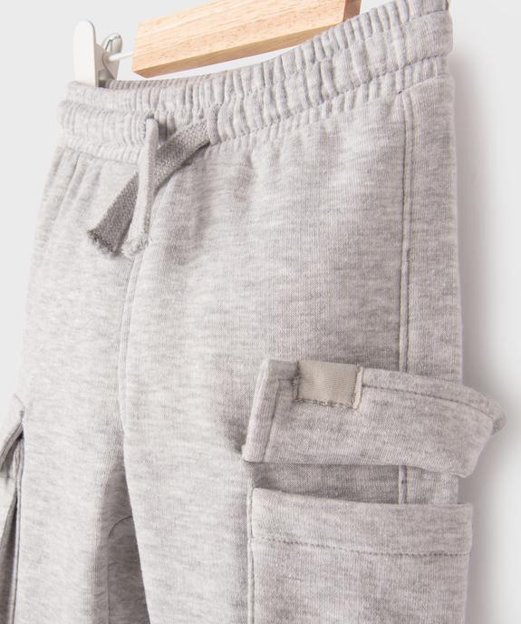 Pantalon en maille coupe cargo bébé garçon vue2 - GEMO(BEBE DEBT) - GEMO