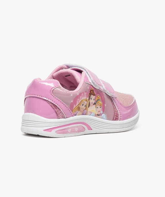 Baskets à scratch avec semelle lumineuse - Princesses Disney vue4 - DISNEY PRINCESS - GEMO
