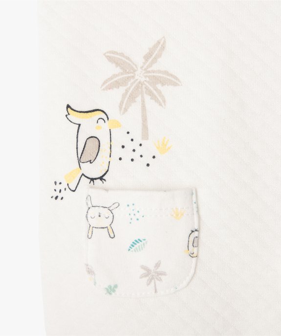 Ensemble bébé 2 pièces : body manches longues + combinaison sans manches - Petit Béguin vue2 - PETIT BEGUIN - GEMO