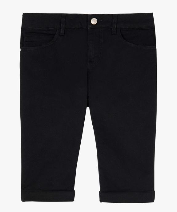 Bermuda slim en coton extensible femme vue10 - GEMO 4G FEMME - GEMO