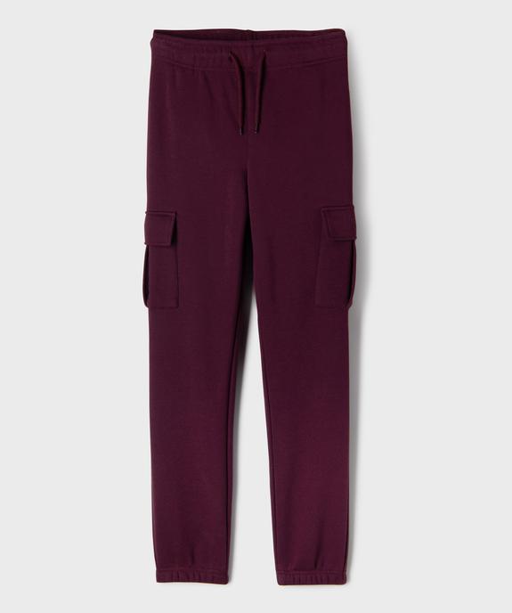 Pantalon de jogging coupe cargo garçon vue1 - GEMO (JUNIOR) - GEMO