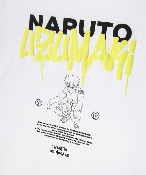Tee-shirt manches courtes à motif manga garçon - Naruto Shippuden vue2 - NARUTO - GEMO