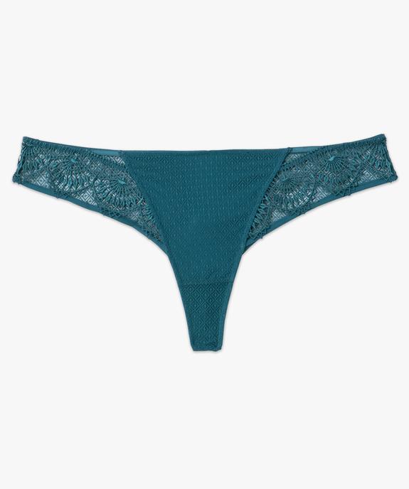 Tanga femme en dentelle vue4 - GEMO(HOMWR FEM) - GEMO