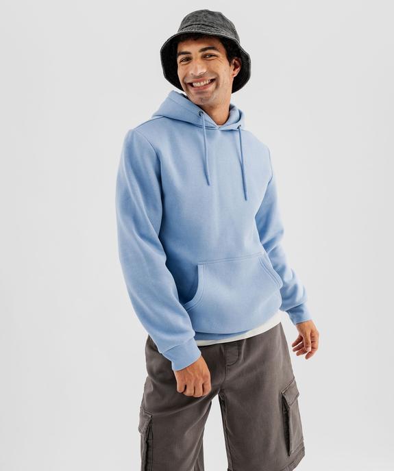 Sweat à capuche intérieur molletonné homme vue2 - GEMO 4G HOMME - GEMO