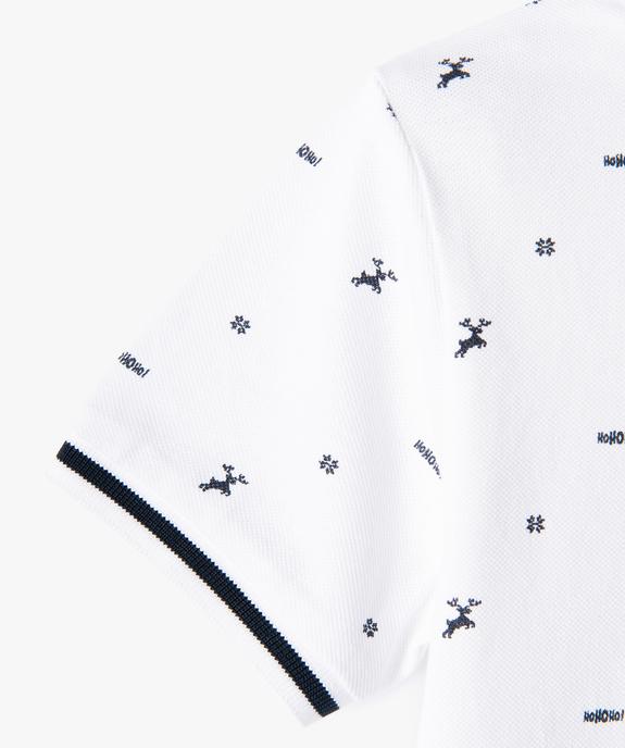 Polo à motifs manches courtes garçon vue2 - GEMO (ENFANT) - GEMO