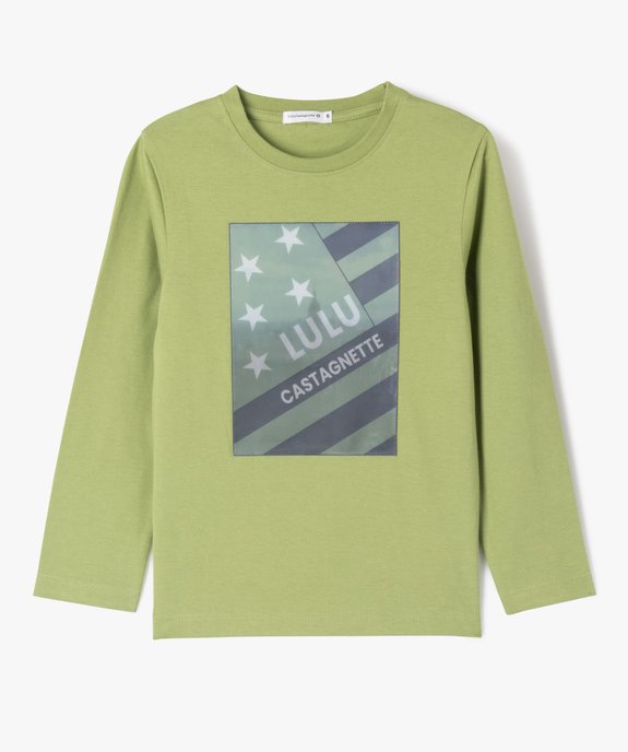 Tee-shirt manches longues avec motif animé garçon - LuluCastagnette vue2 - LULUCASTAGNETTE - GEMO