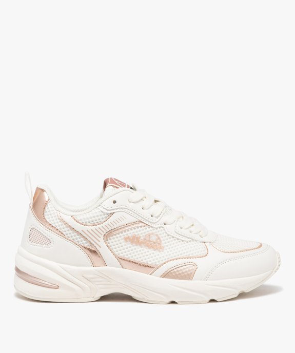 Baskets femme bicolores en mesh style running - Ellesse vue1 - ELLESSE - GEMO