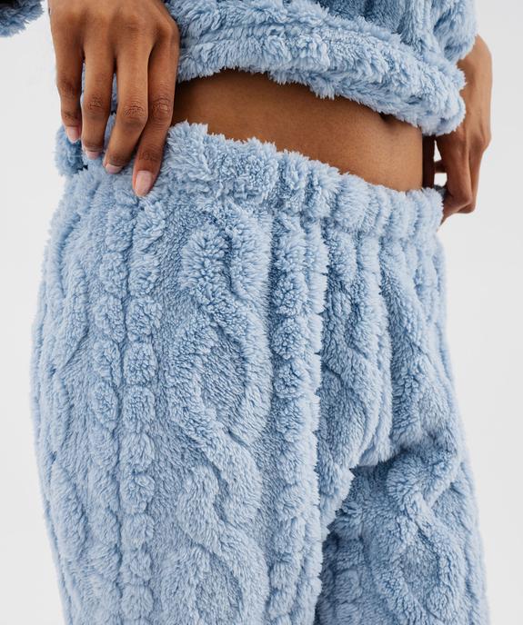 Pyjama chaud en maille douillette femme vue4 - GEMO(HOMWR FEM) - GEMO