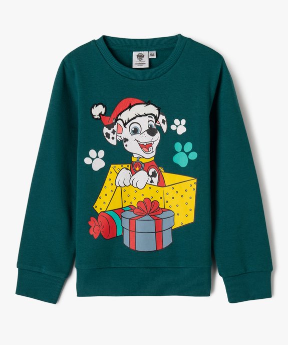 Sweat de Noël imprimé Marius garçon - La Pat'Patrouille vue2 - PAT PATROUILLE - GEMO