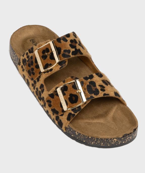 Sandales double bride avec semelle anatomique femme - Isotoner vue5 - ISOTONER - GEMO