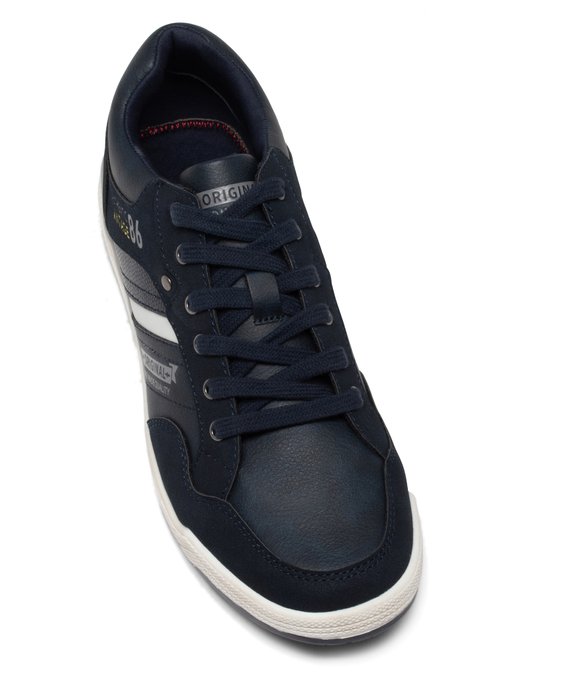 Baskets homme unies en suédine style vintage vue5 - GEMO (CASUAL) - GEMO