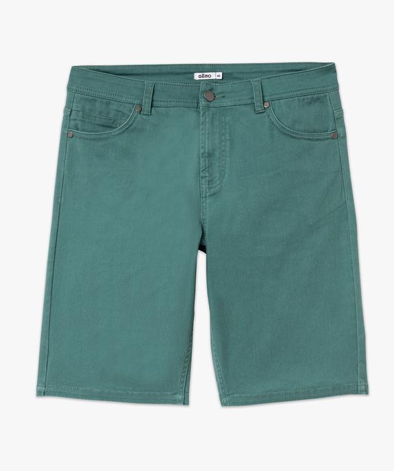 Bermuda en coton coupe Regular homme - GEMO (HOMME) Bermuda en coton coupe Regular homme vue4 - GEMO (HOMME) - GEMO
