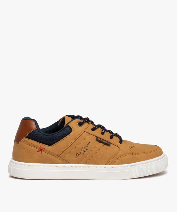 Baskets garçon à lacets bicolores et col denim – Lee Cooper vue1 - LEE COOPER - GEMO