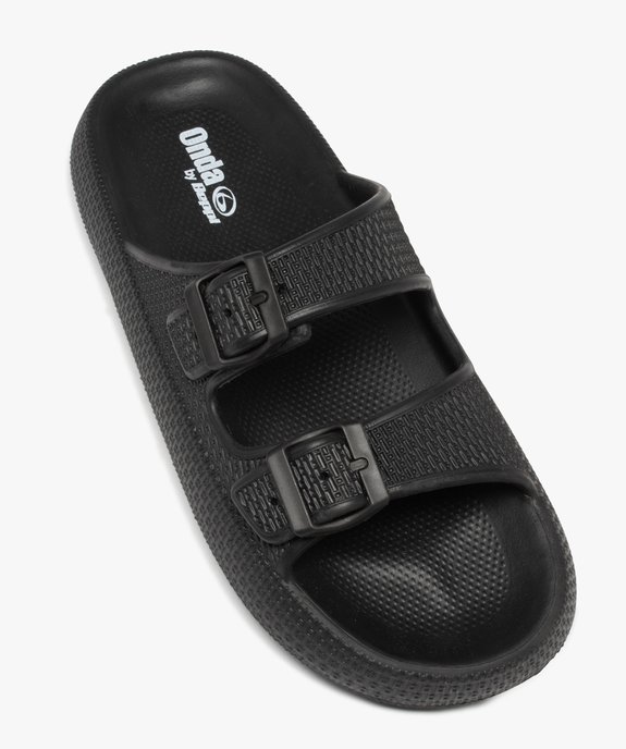 Mules de piscine femme unies à larges brides à boucle avec semelle plateforme - Beppi vue5 - SANS MARQUE - GEMO