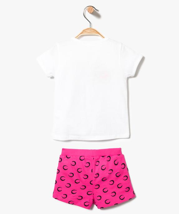 Ensemble 2 pièces : short + tee-shirt coordonnés - Disney Minnie Mouse vue2 - MINNIE - GEMO