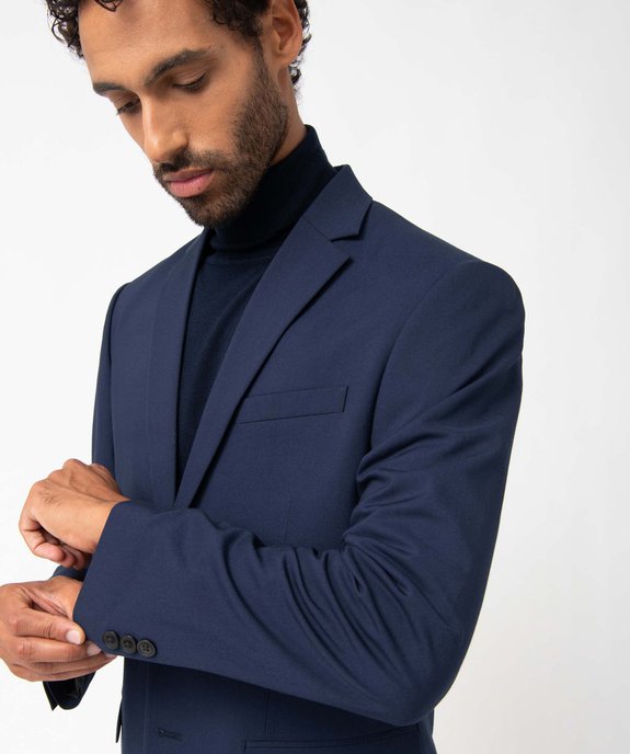 Veste de costume homme fermeture 2 boutons vue2 - GEMO (HOMME) - GEMO