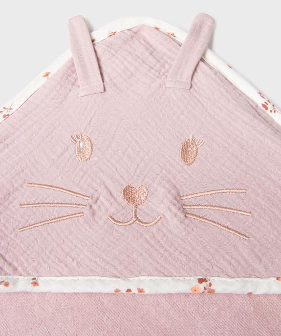 Cape de bain à motifs fleuris bébé fille vue4 - GEMO (ACCESS) - GEMO