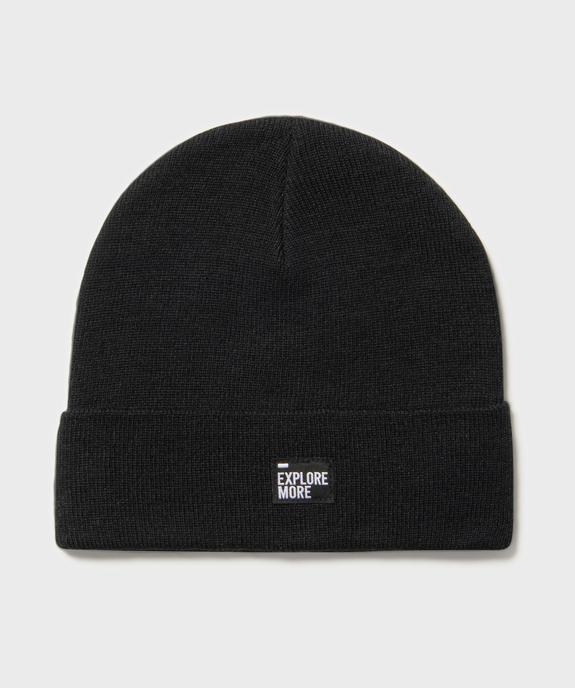 Bonnet uni en maille fine garçon  vue1 - GEMO (JUNIOR) - GEMO