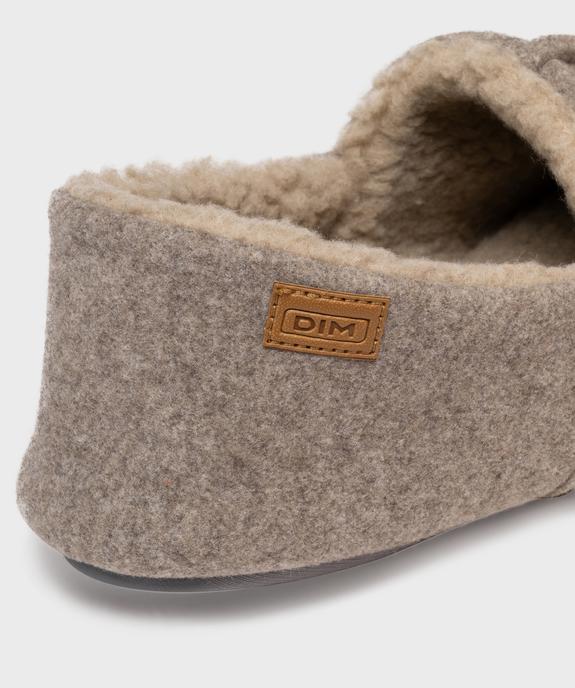 Chaussons pantoufles fourrées cosy femme - DIM vue6 - DIM - GEMO